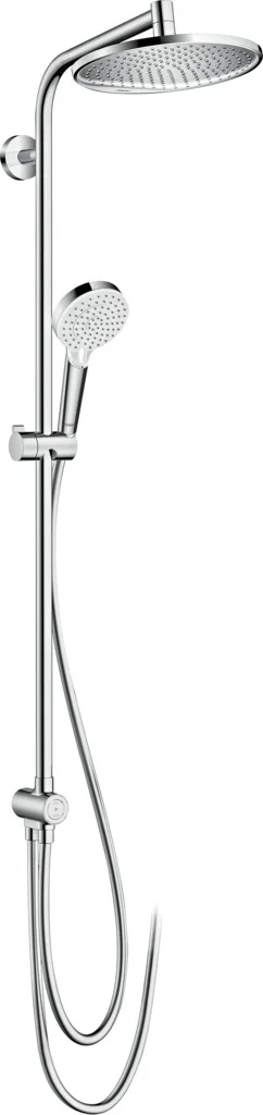 Hansgrohe Crometta S Showerpipe 240 Reno EcoSmart Chrom, 9 l/min Durchfluss, 350 mm Brausearmlänge