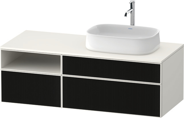 Duravit Waschtischunterschrank wandhängend „Zencha“ 130 × 44,2 × 55 cm