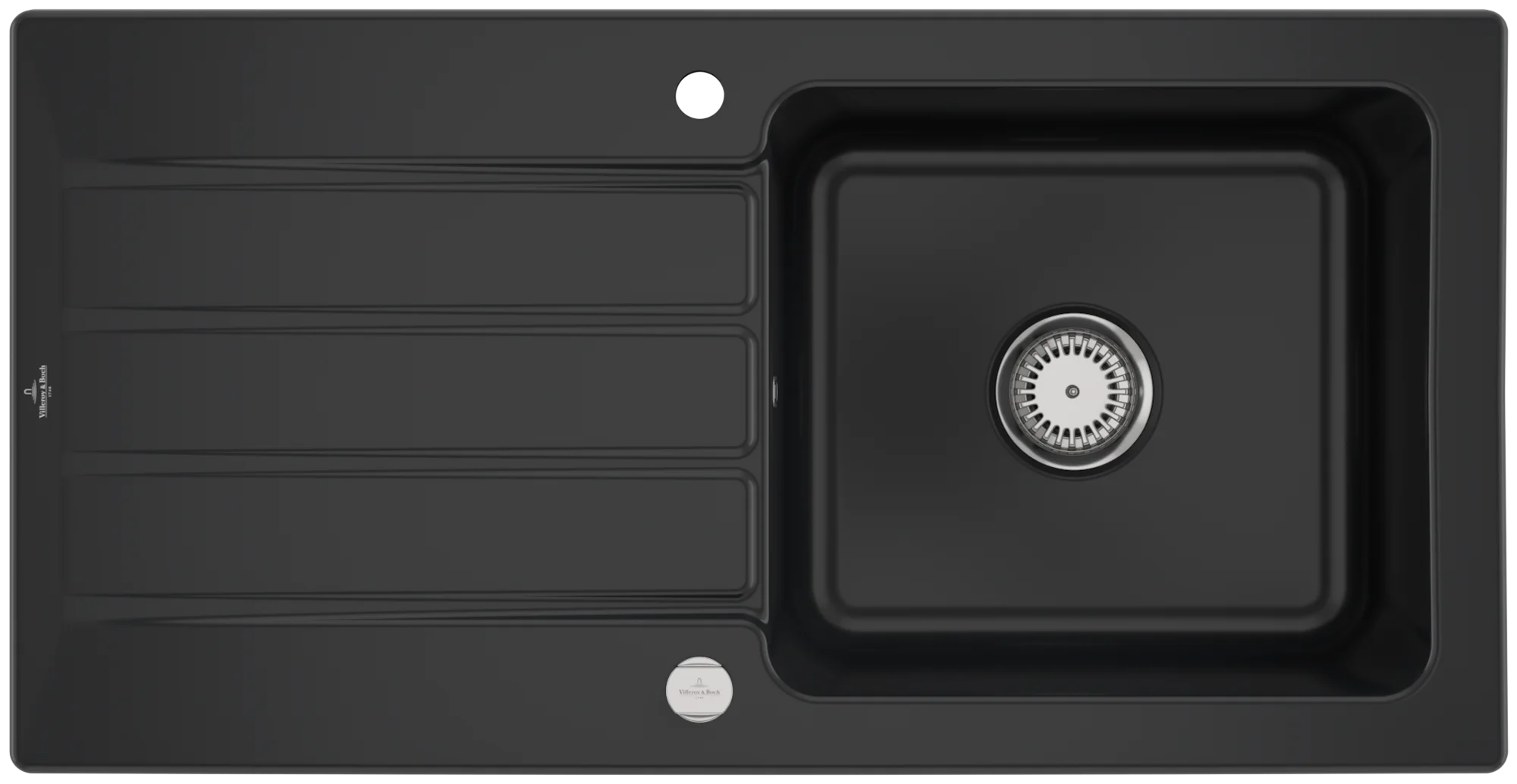 Villeroy & Boch Architectura 60 Einbauspüle 1000x510mm Pure Black CeramicPlus