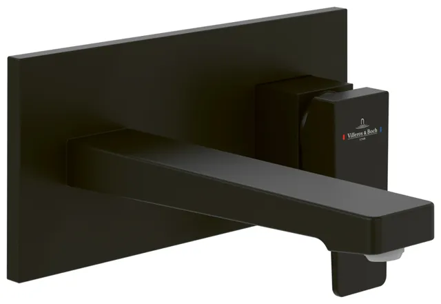 Einhand-Unterputz-Armatur „Architectura Square“ 22,4 cm in Matt Black