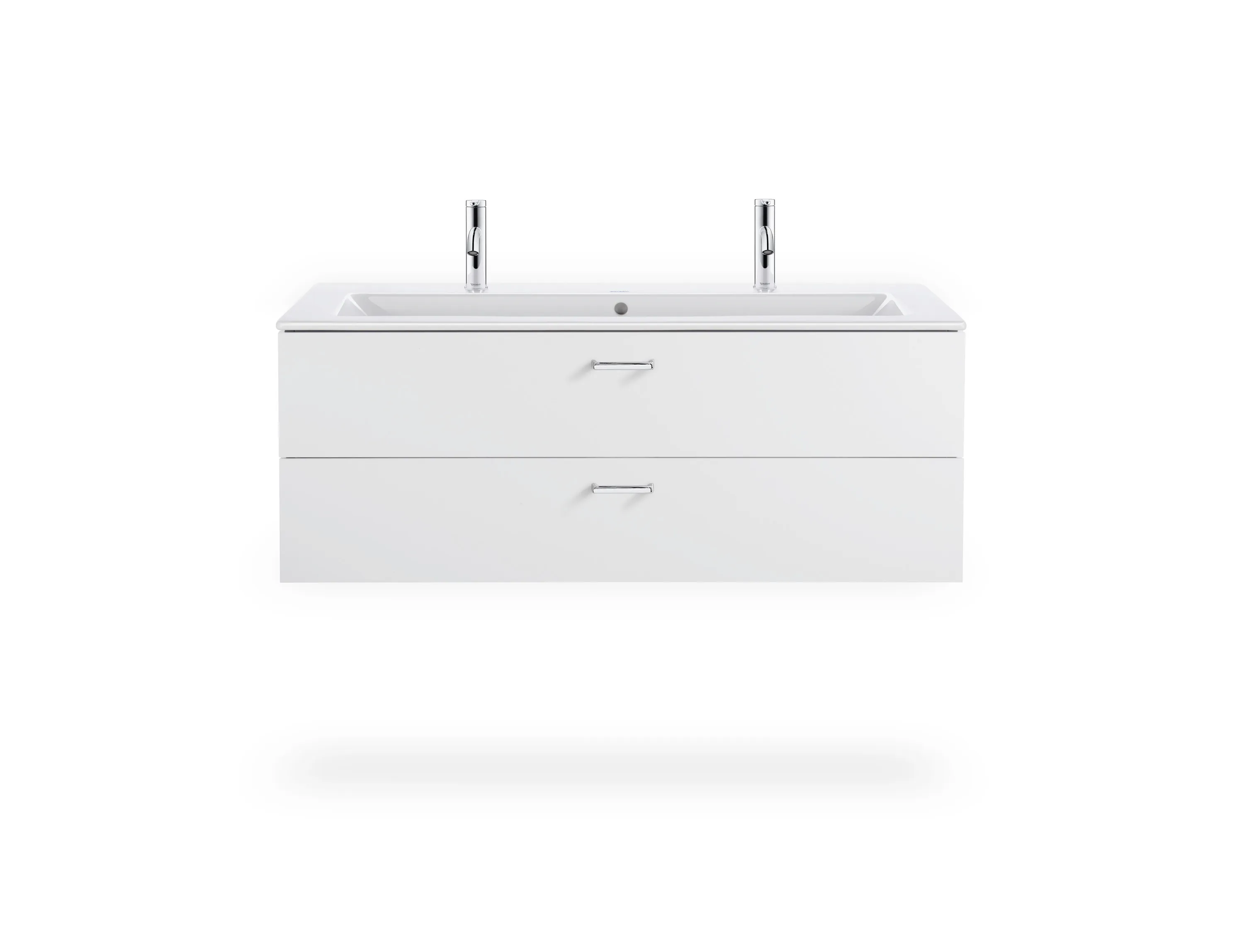 Wandwaschtisch „ME by Starck“, mit Überlauf, Hahnlochposition mittig in Weiß Hochglanz Wandwaschtisch „ME by Starck“, mit Überlauf, Hahnlochposition mittig in Weiß Hochglanz