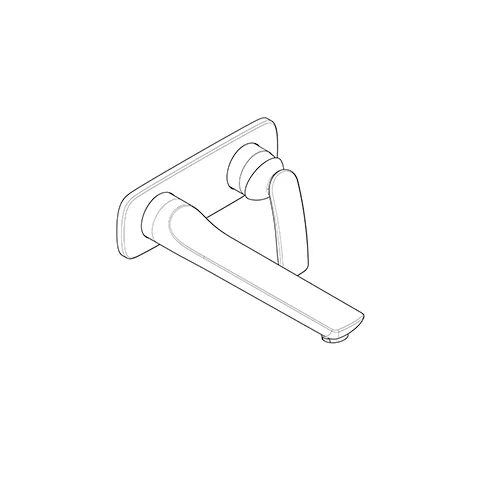 Kludi BALANCE WT-2-Loch-Wand-EHM Waschtisch-Einhandmischer mattschwarz/chrom Kludi BALANCE WT-2-Loch-Wand-EHM Waschtisch-Einhandmischer mattschwarz/chrom