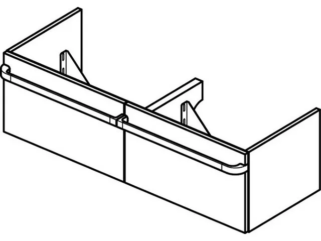 Ideal Standard Front Tonic II Auszugsfront, links, 1200 mm, Eiche grau Dekor Ideal Standard Front Tonic II Auszugsfront, links, 1200 mm, Eiche grau Dekor