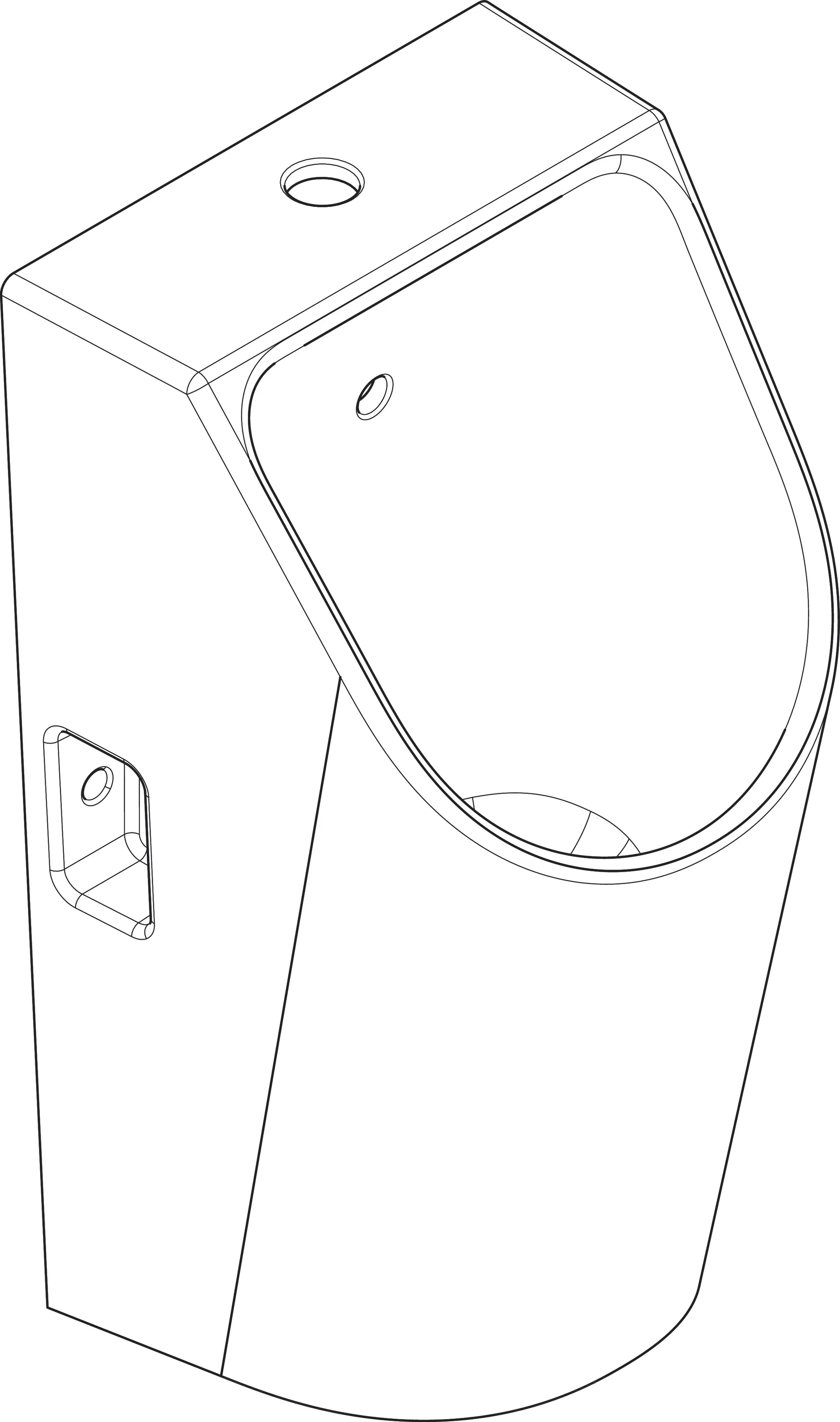 Hansgrohe EluPura Original S Urinal, Keramik, glänzend, spülrandlos, Zulauf von oben, Wandanschluss G 1/2, inkl. Schallschutzmatte und Siphon Hansgrohe EluPura Original S Urinal, Keramik, glänzend, spülrandlos, Zulauf von oben, Wandanschluss G 1/2, inkl. Schallschutzmatte und Siphon