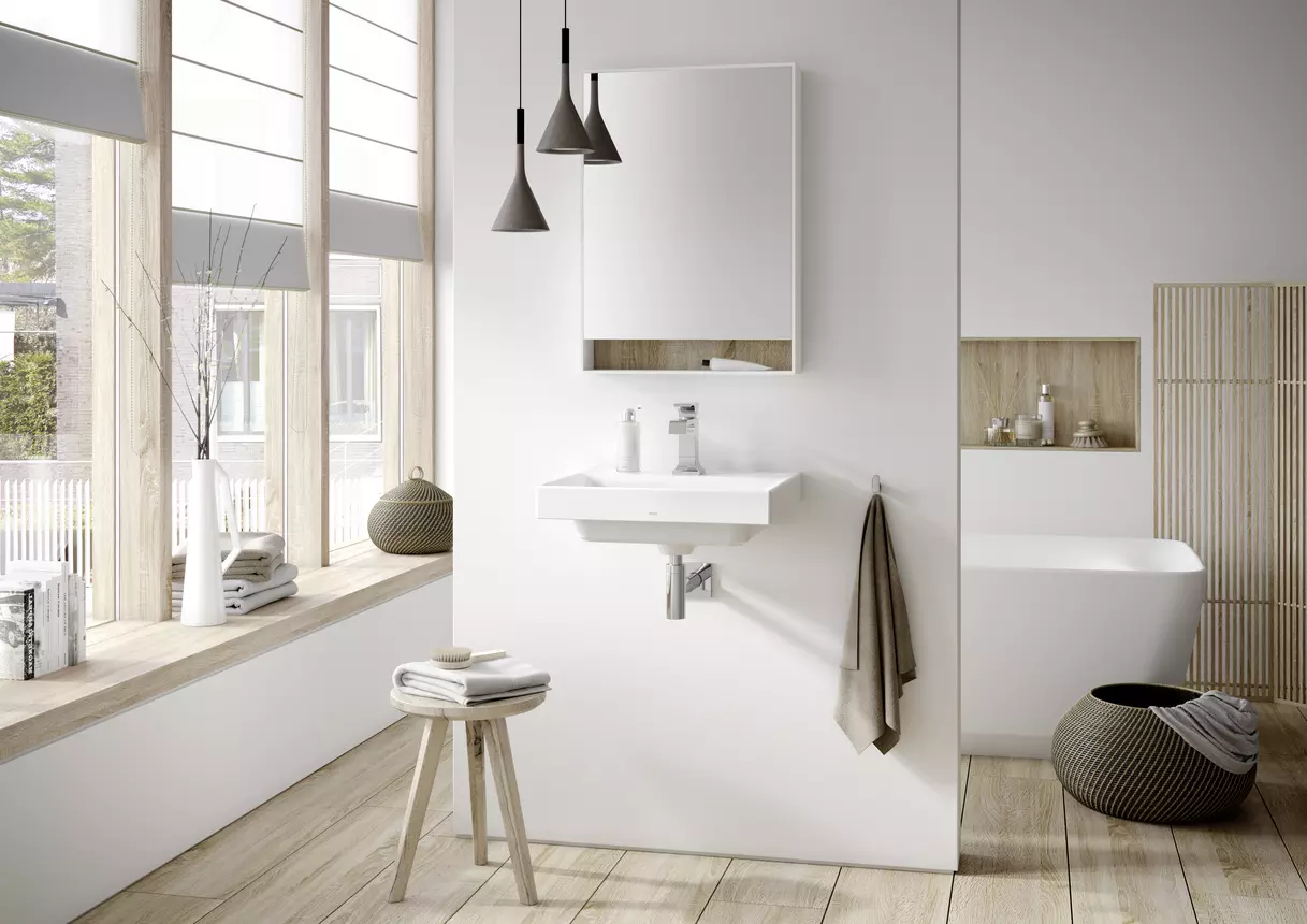 Toto Wandwaschtisch „CS“ 500 × 450 × 167 mm in weiß Toto Wandwaschtisch „CS“ 500 × 450 × 167 mm in weiß