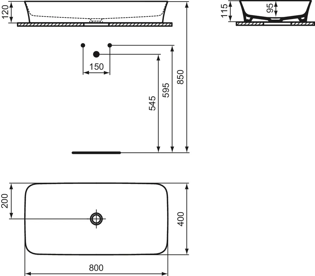 Waschbecken „Conca“ Waschbecken „Conca“