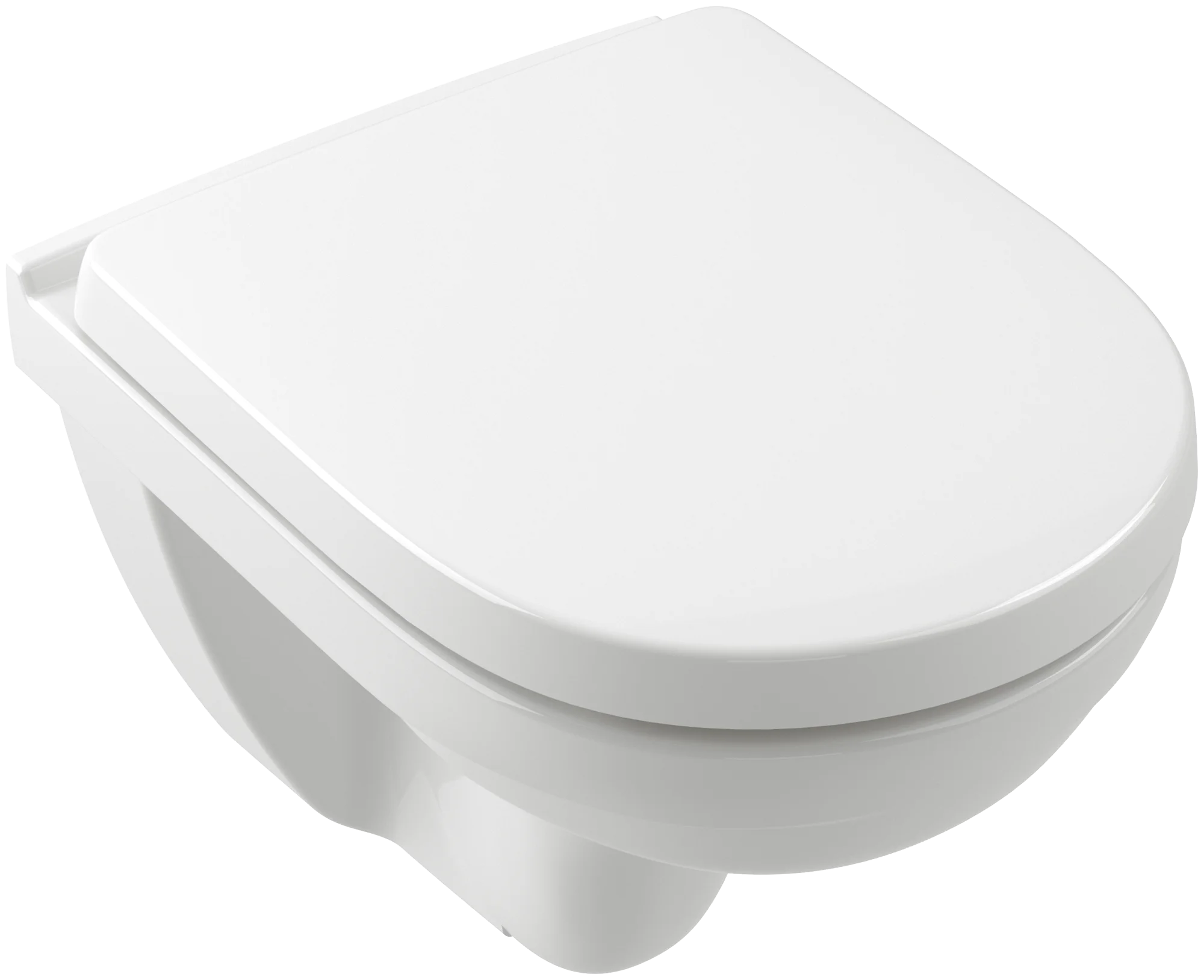 Villeroy & Boch O.novo Tiefspül-WC Compact spülrandlos, oval, weiß Alpin CeramicPlus, 360x490 mm, Höhe 350 mm, wandhängend Villeroy & Boch O.novo Tiefspül-WC Compact spülrandlos, oval, weiß Alpin CeramicPlus, 360x490 mm, Höhe 350 mm, wandhängend