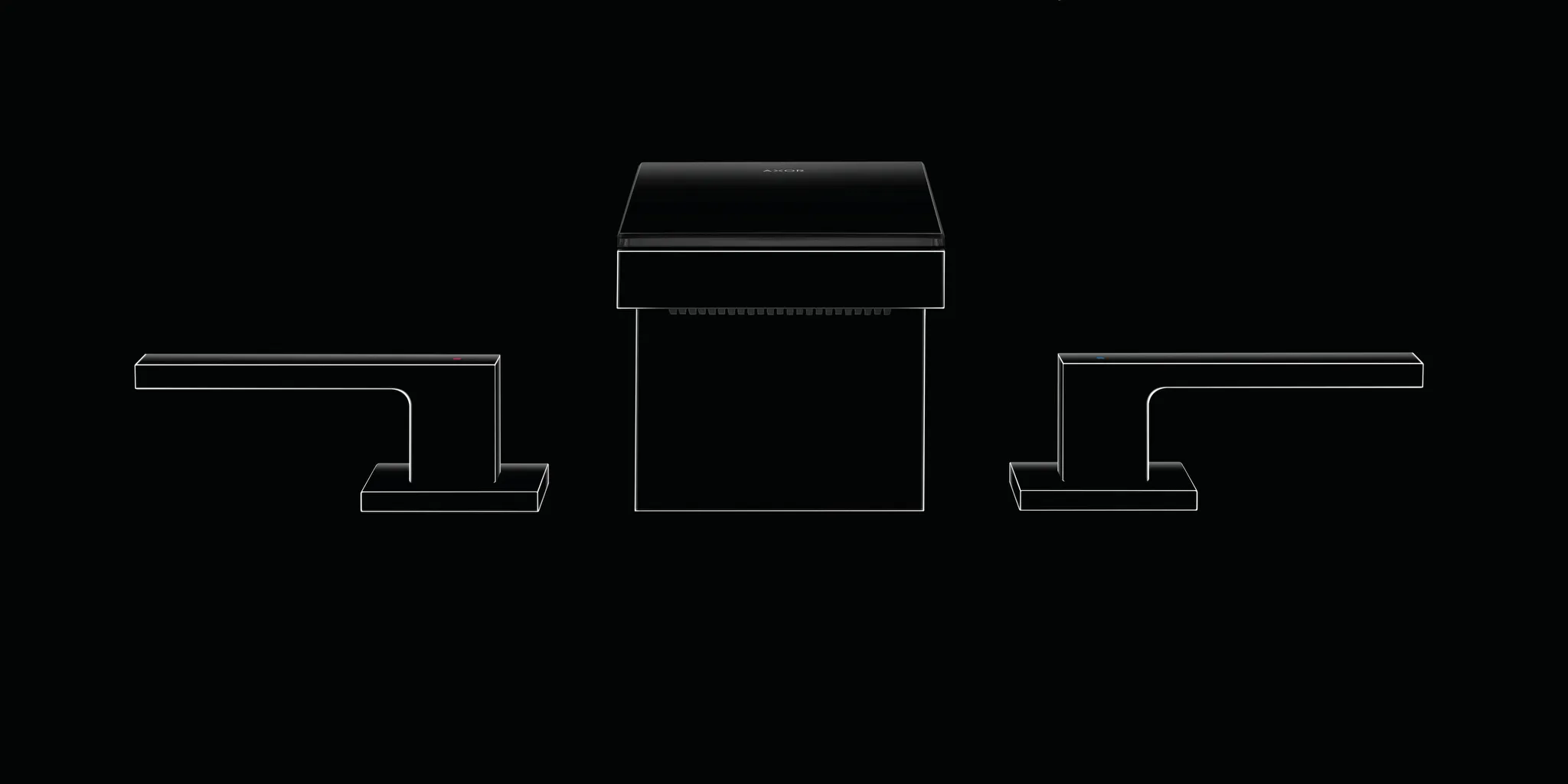 3-Loch Waschtischarmatur 70 Axor MyEdition chrom 3-Loch Waschtischarmatur 70 Axor MyEdition chrom
