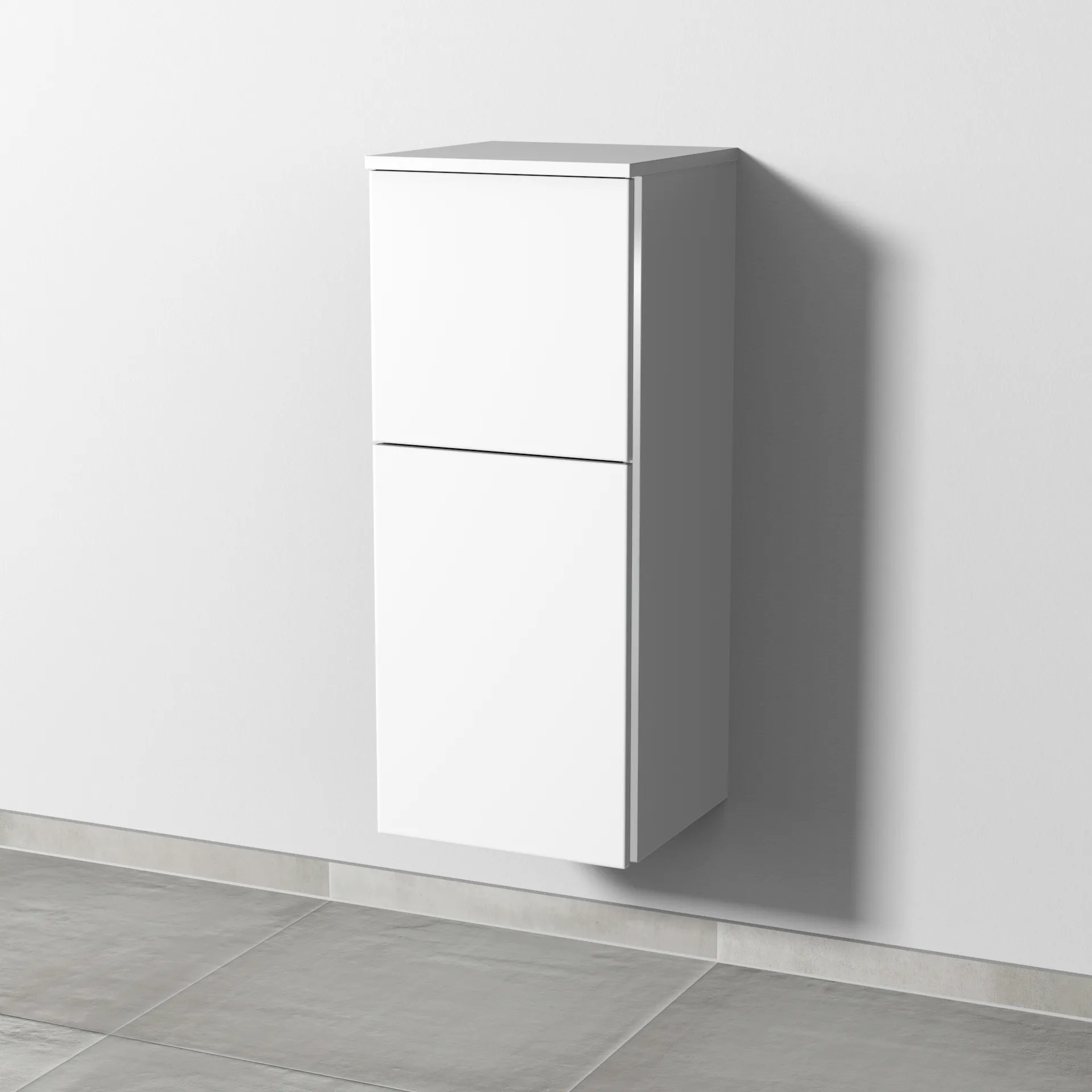 Sanipa Mittelschrank „3way“ 350 × 850 × 345 mm Anschlag links, in Weiß-Soft, Anschlag links
