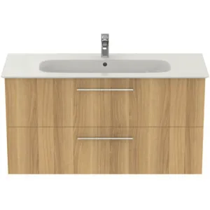 Möbelpaket i.life A mit Waschtisch 120cm und Unterschrank mit chrom Griff Weiß matt Möbelpaket i.life A mit Waschtisch 120cm und Unterschrank mit chrom Griff Weiß matt