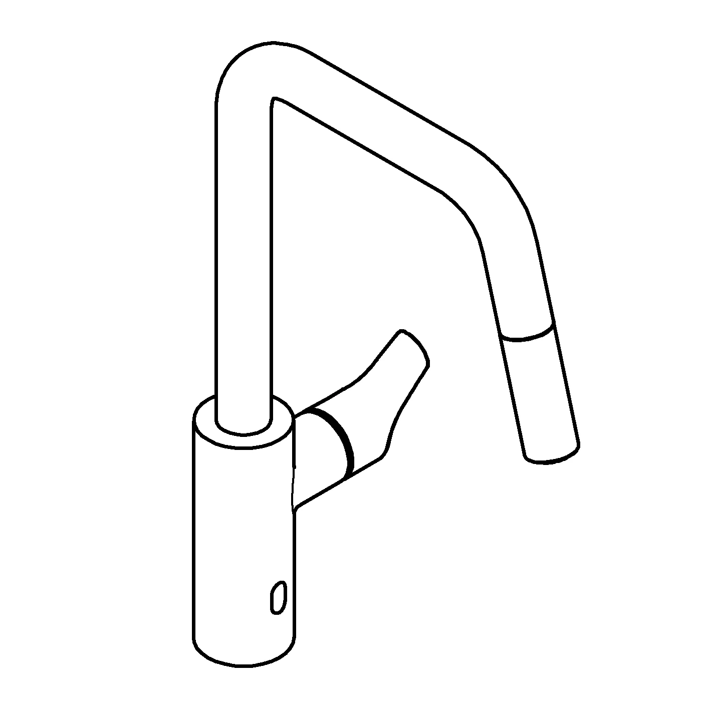 Grohe Küchenarmatur „Eurosmart“ Ausladung 221 mm in chrom