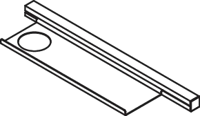 HEWI Ablage in 48,2 × 2,5 × 10,2 cm HEWI Ablage in 48,2 × 2,5 × 10,2 cm