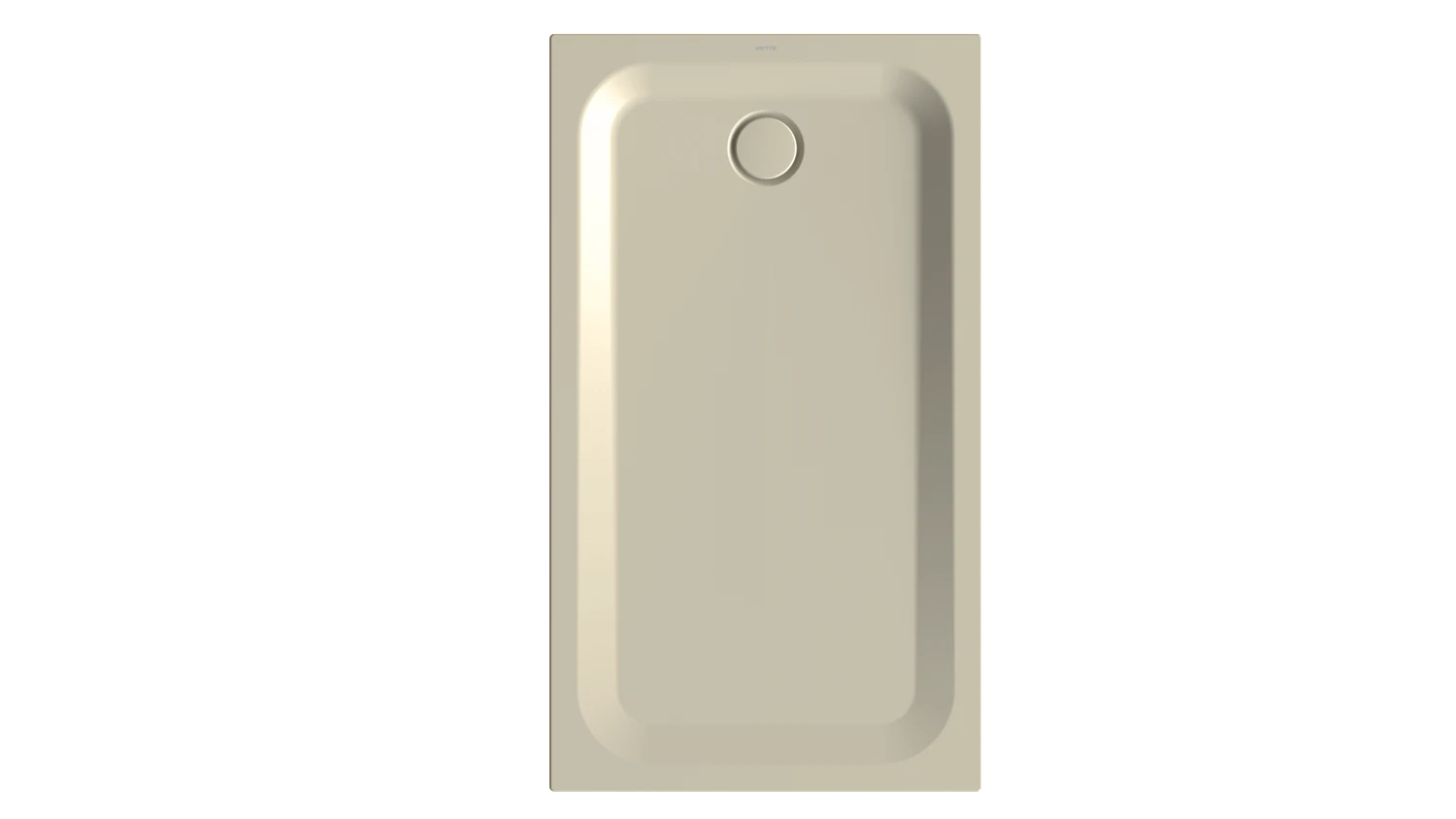 Bette rechteck Duschwanne „BetteUltra“ 1400 × 800 mm ohne Oberflächenbeschichtung, ohne Oberflächenveredelung, mit Wannenträger, in Beige