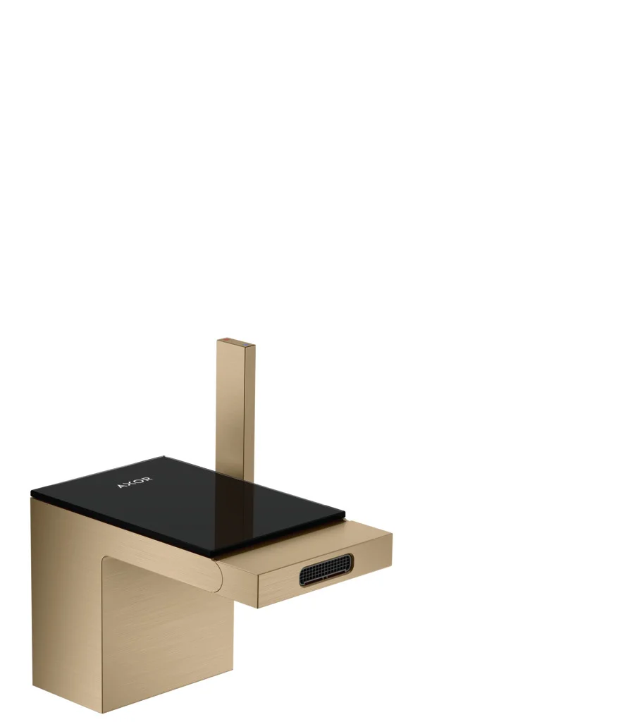 Hansgrohe AXOR MyEdition Platte 117 mm Glas schwarz abnehmbar