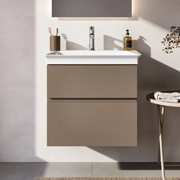 Ideal Standard Waschtischunterschrank „Finesse“ 60 × 54,5 × 44 cm Greige matt