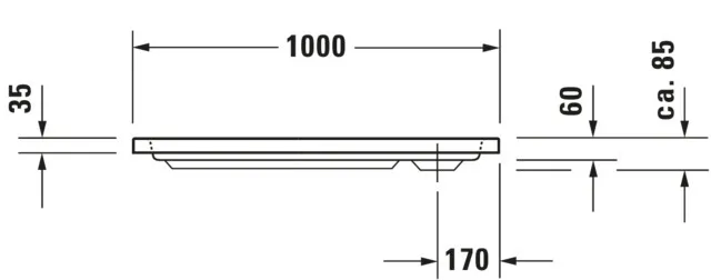 Duravit rechteck Duschwanne „D-Code“ 100 × 70 cm mit Antislip Duravit rechteck Duschwanne „D-Code“ 100 × 70 cm mit Antislip