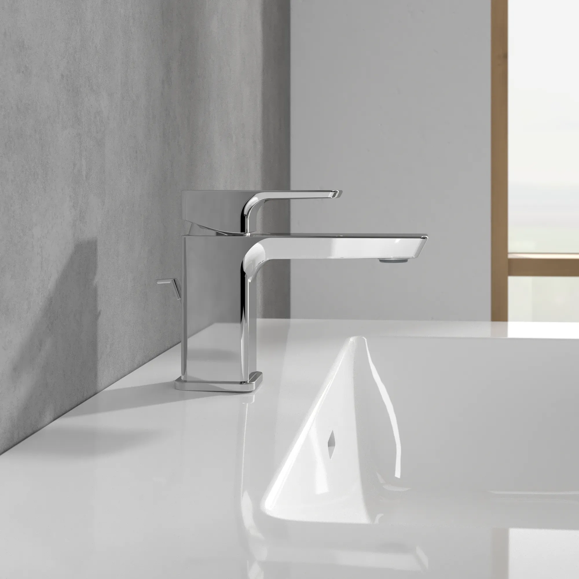 Einhand-Waschtischarmatur „Subway 3.0“ 15,4 cm Ausladung 112 mm in Chrom Einhand-Waschtischarmatur „Subway 3.0“ 15,4 cm Ausladung 112 mm in Chrom