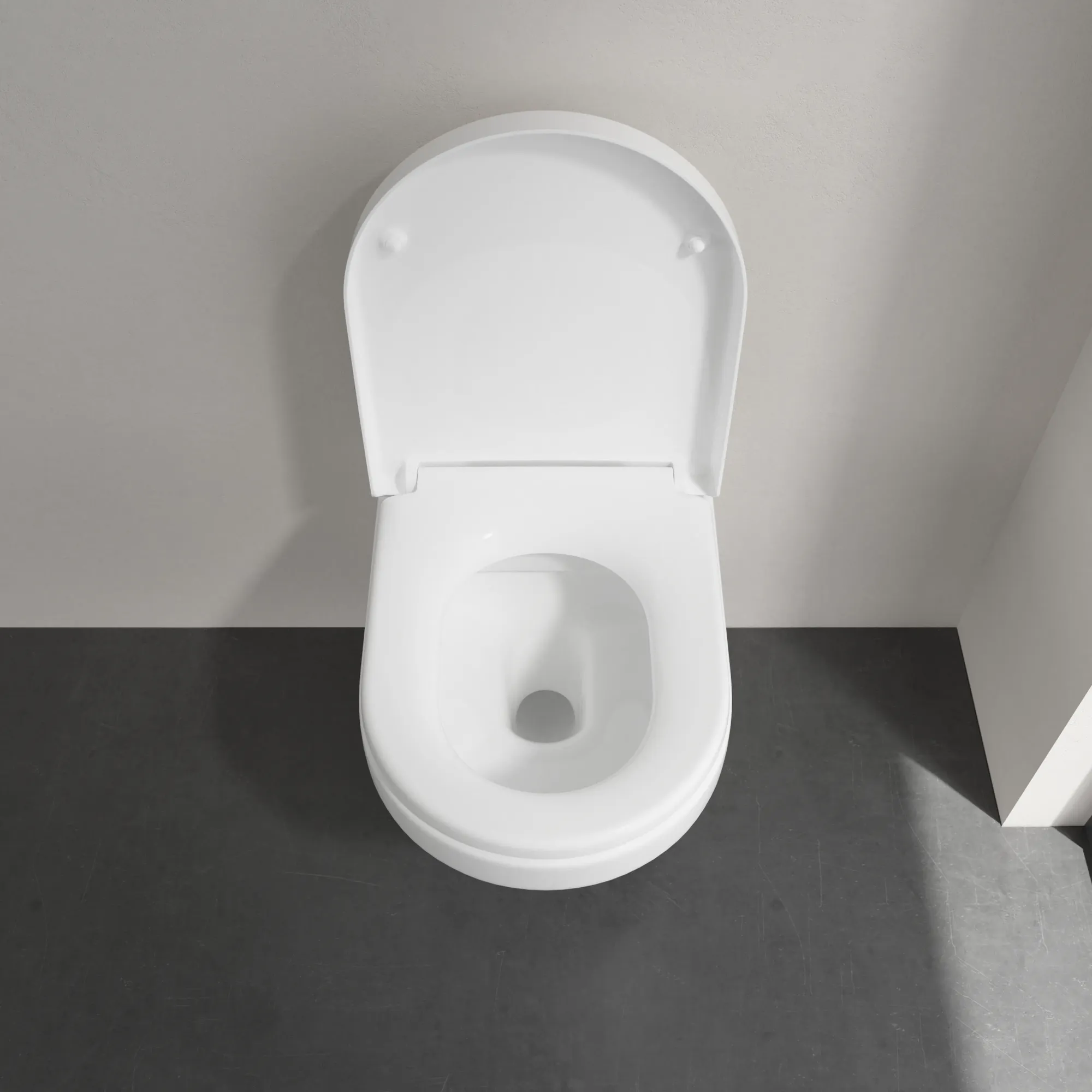 Wand-Tiefspül-WC DirectFlush „Architectura“ 37 × 33 × 53 cm  mit CeramicPlus