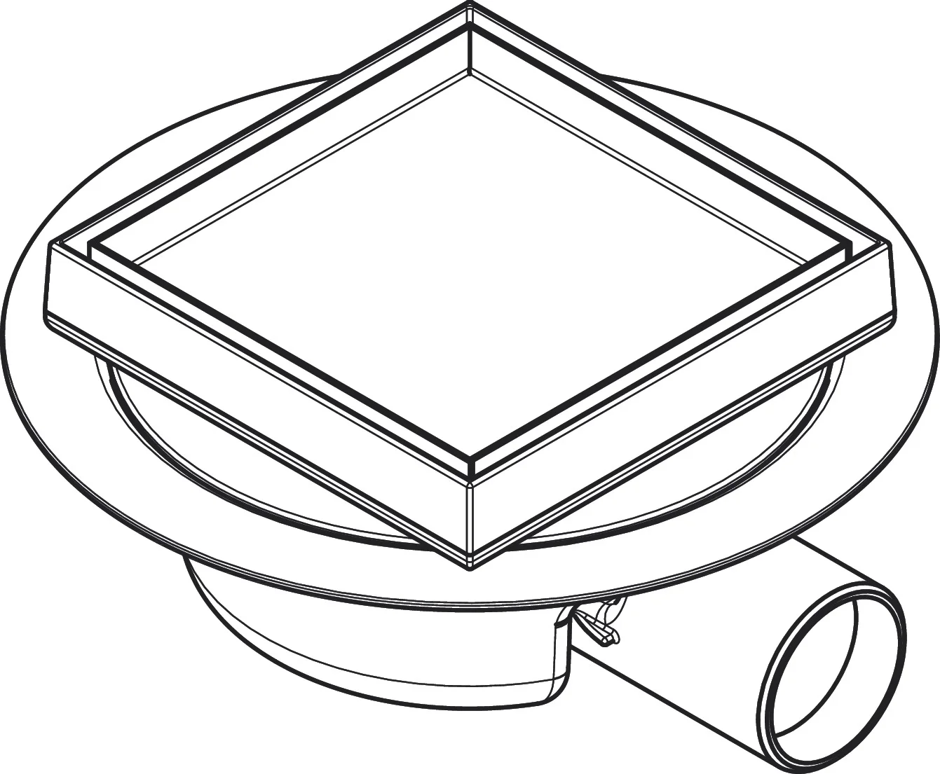 Hansgrohe RainDrain Spot Komplettset Punktablauf 150x150 mm Edelstahl V2A, rückseitig befliesbar, bis zu 35 l/min Ablaufleistung Hansgrohe RainDrain Spot Komplettset Punktablauf 150x150 mm Edelstahl V2A, rückseitig befliesbar, bis zu 35 l/min Ablaufleistung