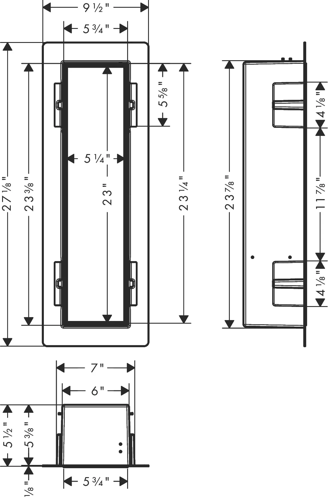Hansgrohe Modul „XtraStoris Rock“ Hansgrohe Modul „XtraStoris Rock“