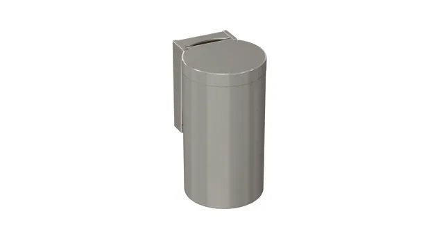HEWI Abfallbehälter Serie 477, zylindrisch, 6L, Felsgrau HEWI Abfallbehälter Serie 477, zylindrisch, 6L, Felsgrau
