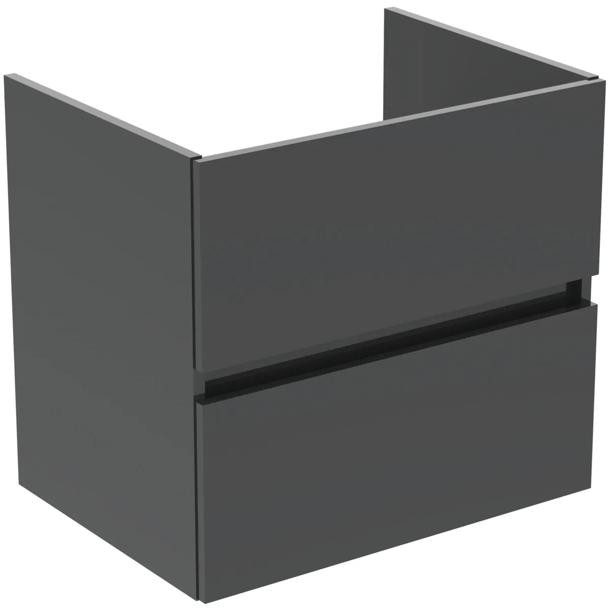 Möbelpaket Eurovit+ mit Waschtisch 61cm Weiß und Unterschrank 60cm 2 Auszüge Hochglanz grau lackiert Möbelpaket Eurovit+ mit Waschtisch 61cm Weiß und Unterschrank 60cm 2 Auszüge Hochglanz grau lackiert