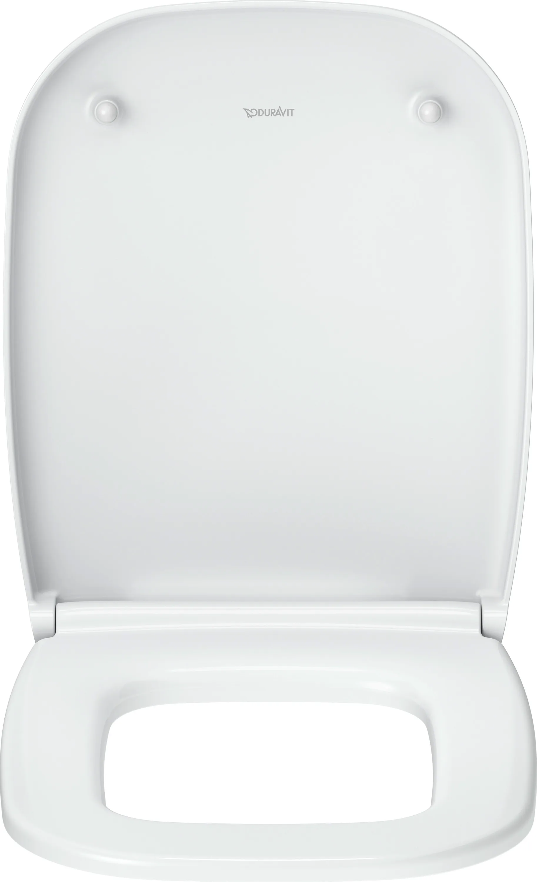 Duravit Univ. WC-Sitz Eckig Tief 443mm Ülap., Weiß