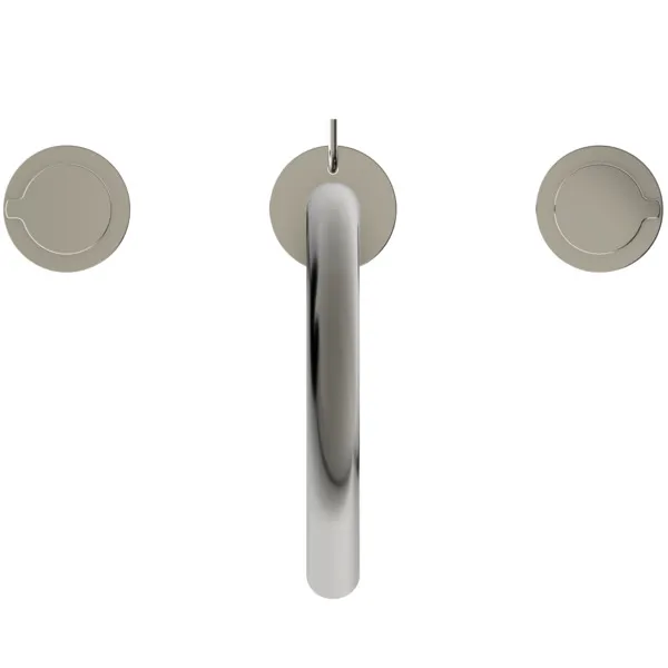 Ideal Standard Waschtischarmatur Joy, 3-Loch, Ausladung 127 mm, Farbe Silver Storm