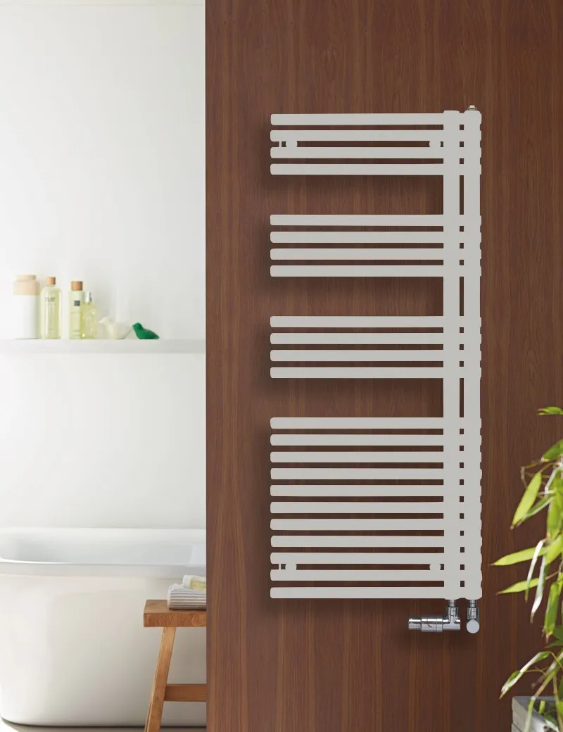 Zehnder Forma Asym Handtuchwärmer elektrisch, links, 1801 x 60 x 596 mm, Light Grey Zehnder Forma Asym Handtuchwärmer elektrisch, links, 1801 x 60 x 596 mm, Light Grey