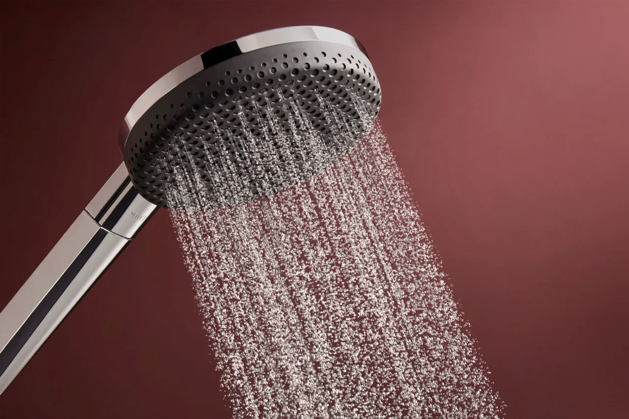 Hansgrohe Handbrause Raindance Alive Select S, 125 mm Brausekopfgröße, 3 Strahlarten, Chrom, EcoSmart+ Technologie