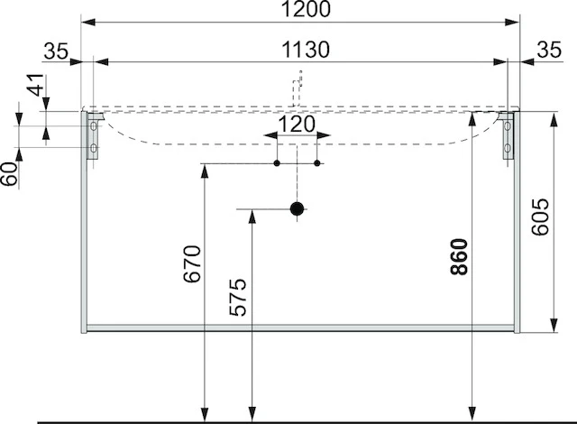 KEUCO Waschtischunterschrank mit Auszug „X-Line“ Trüffel (Glas), Trüffel (Lack, seidenmatt), ohne Beleuchtung 1200 × 605 × 490 mm KEUCO Waschtischunterschrank mit Auszug „X-Line“ Trüffel (Glas), Trüffel (Lack, seidenmatt), ohne Beleuchtung 1200 × 605 × 490 mm