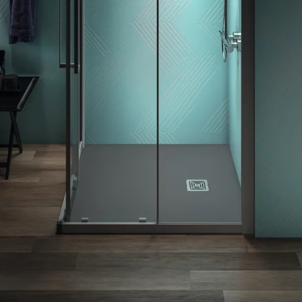 Ideal Standard Quadrat-Brausewanne Ultra Flat S +, 1000x1000 mm, 30 mm Höhe, Quarzgrau, mit Edelstahl-Ablaufabdeckung, antirutsch nach DIN EN 51097 Klasse C Ideal Standard Quadrat-Brausewanne Ultra Flat S +, 1000x1000 mm, 30 mm Höhe, Quarzgrau, mit Edelstahl-Ablaufabdeckung, antirutsch nach DIN EN 51097 Klasse C