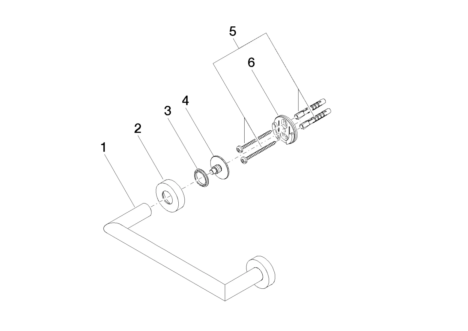 Dornbracht Wannengriff SERIENSPEZIFISCH Chrom Dornbracht Wannengriff SERIENSPEZIFISCH Chrom