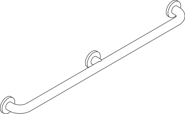 Haltegr.m.3. Stütze (USA), S. 801, Achsmaß 36 inch reinweiß Haltegr.m.3. Stütze (USA), S. 801, Achsmaß 36 inch reinweiß