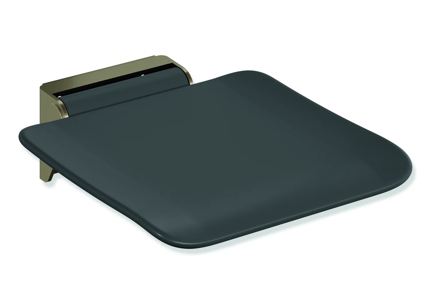 HEWI Mobiler Klappsitz System 900, PVD, Bronze gebürstet, 350x415 mm, Sitzfläche 350x340 mm HEWI Mobiler Klappsitz System 900, PVD, Bronze gebürstet, 350x415 mm, Sitzfläche 350x340 mm