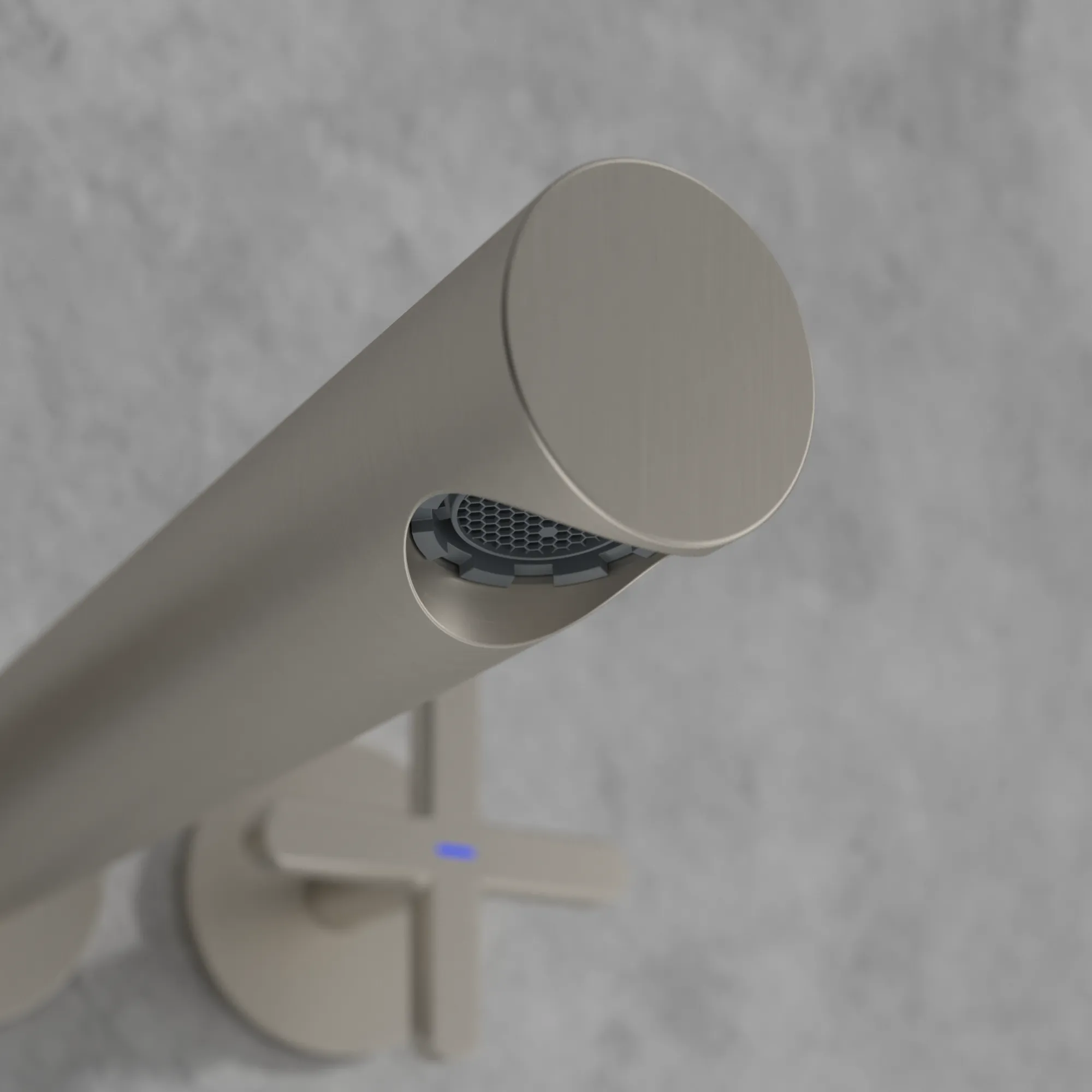 Waschtischauslauf „Loop & Friends“ 22,5 cm in Brushed Nickel Matt Waschtischauslauf „Loop & Friends“ 22,5 cm in Brushed Nickel Matt