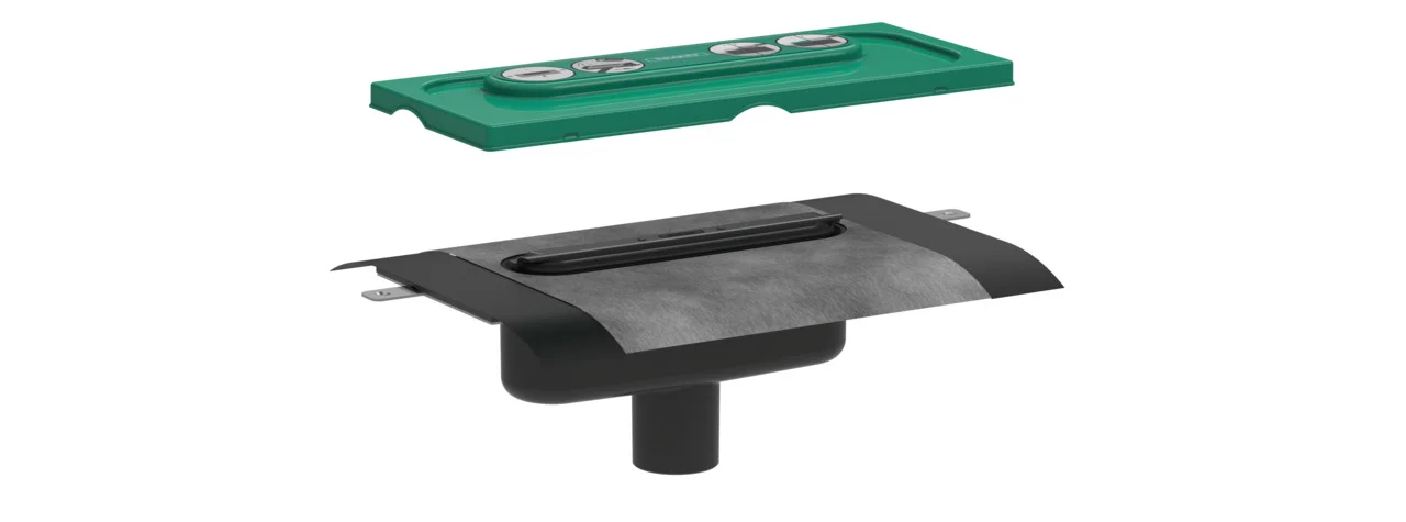 Hansgrohe uBox universal Ablaufgehäuse für Duschrinnen - DN50, Sperrwasserhöhe 50 mm, Mindestbauhöhe 75 mm, bis zu 42 l/min Ablaufleistung mit Siphon Hansgrohe uBox universal Ablaufgehäuse für Duschrinnen - DN50, Sperrwasserhöhe 50 mm, Mindestbauhöhe 75 mm, bis zu 42 l/min Ablaufleistung mit Siphon