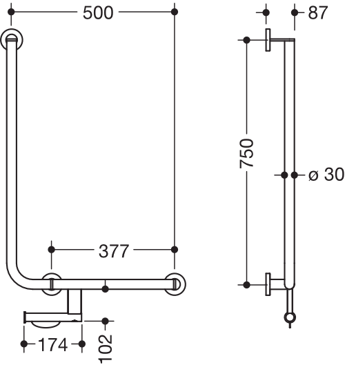 HEWI Haltegriff „System 900“