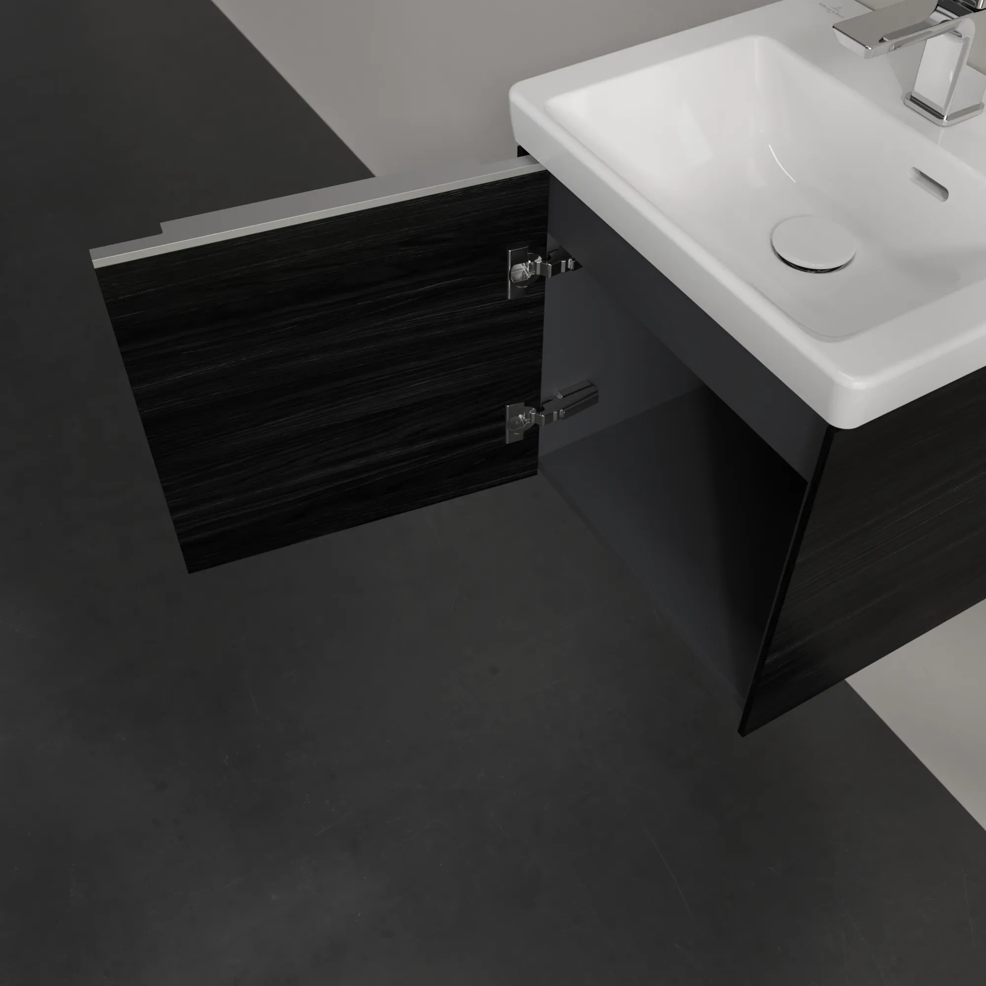 Villeroy & Boch Subway 3.0 Waschbeckenunterschrank C58100 Black Oak Villeroy & Boch Subway 3.0 Waschbeckenunterschrank C58100 Black Oak