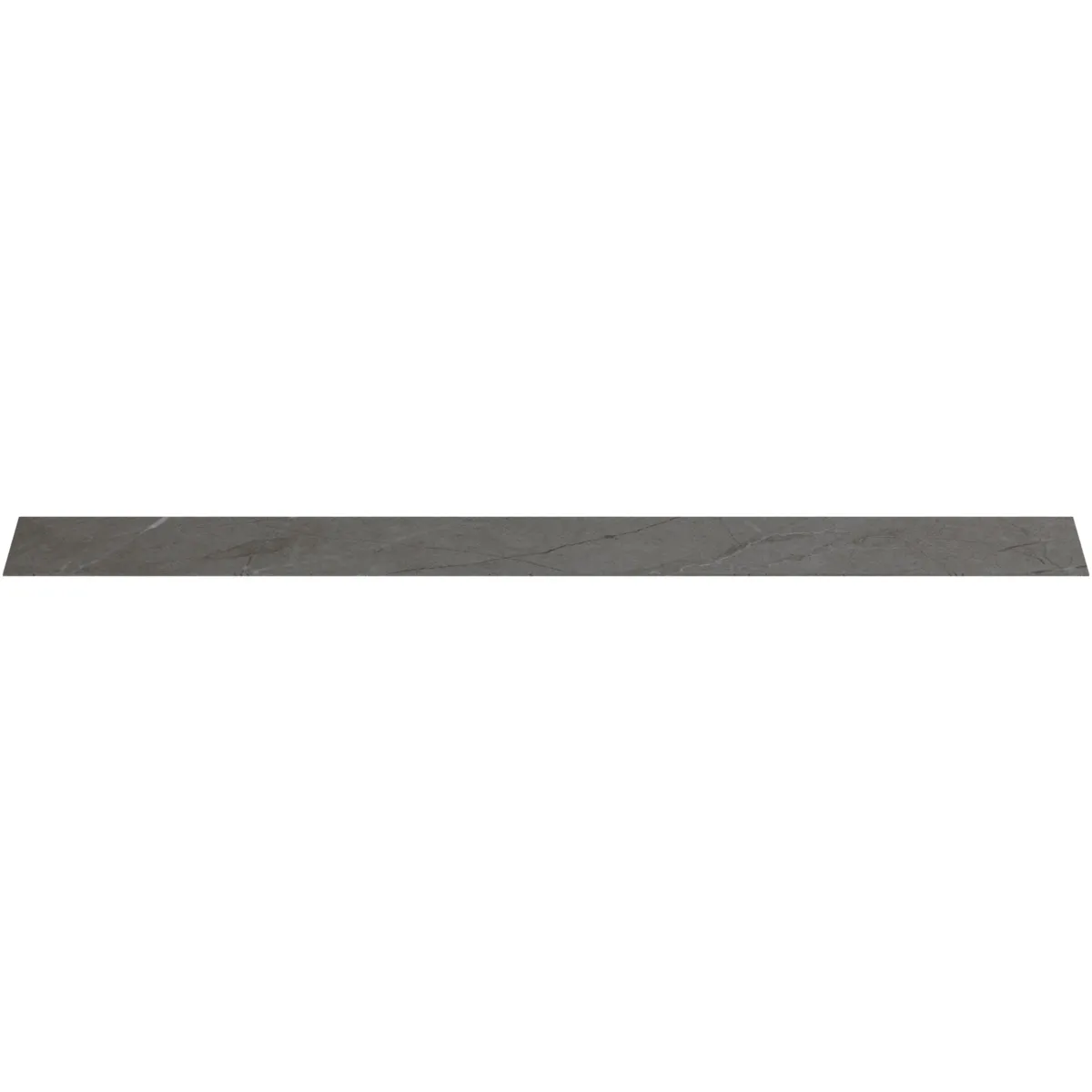 Waschtischplatte Conca, aus Keramik, 2387x373x6mm, Marmor Noir Desir