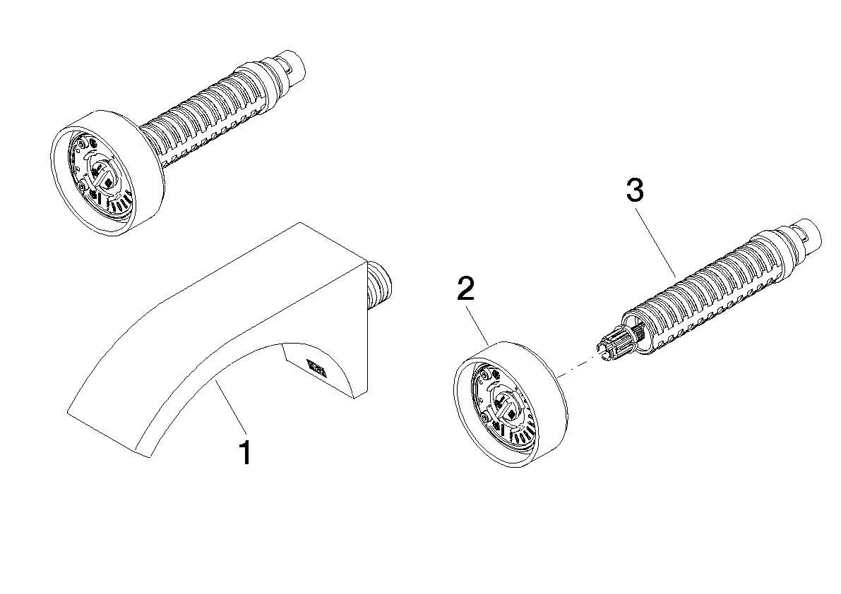 Waschtisch-Wandbatterie ohne Ablaufgarnitur CYO Chrom 36707811