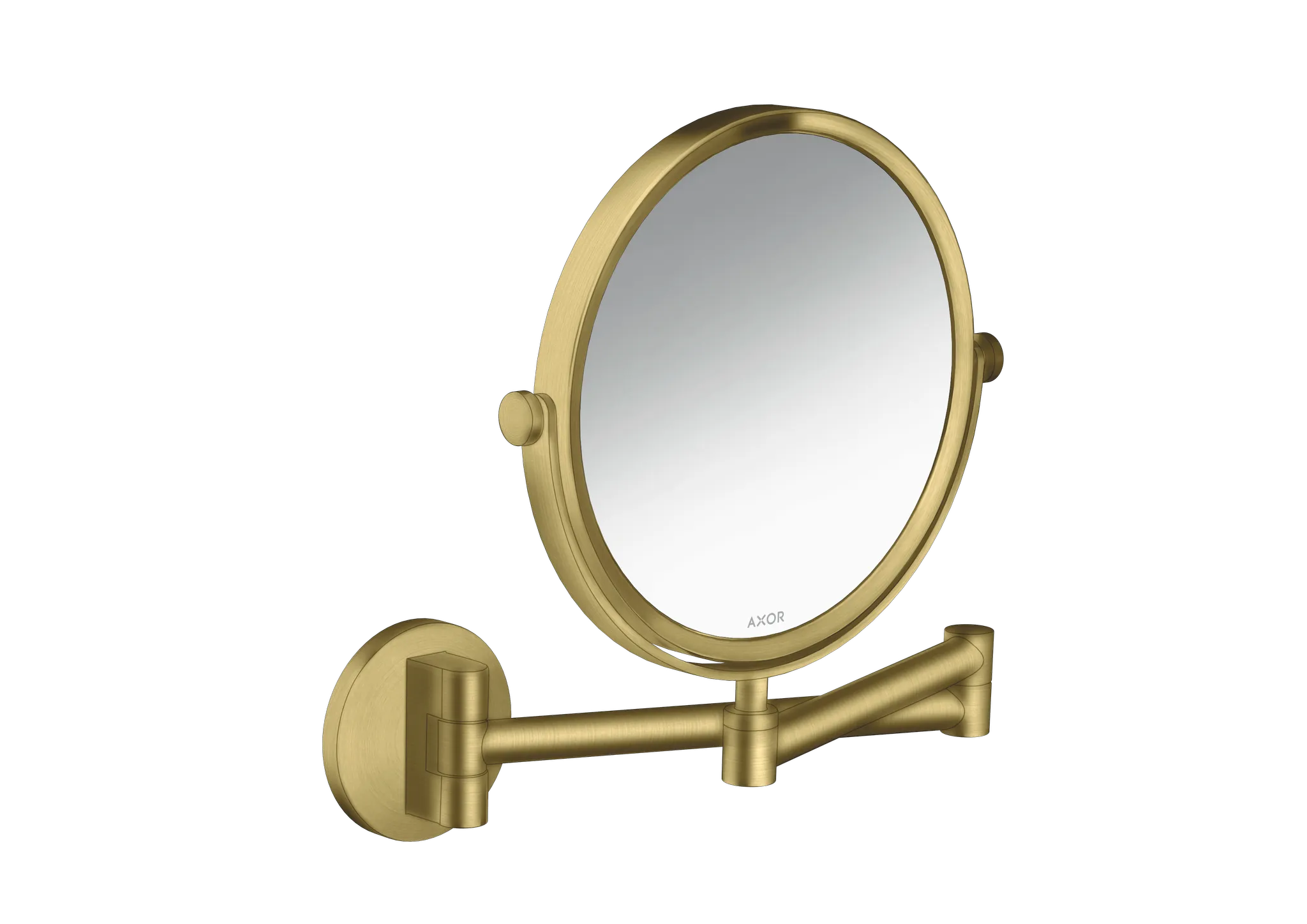 Hansgrohe AXOR Universal Circular Rasierspiegel, Brushed Brass