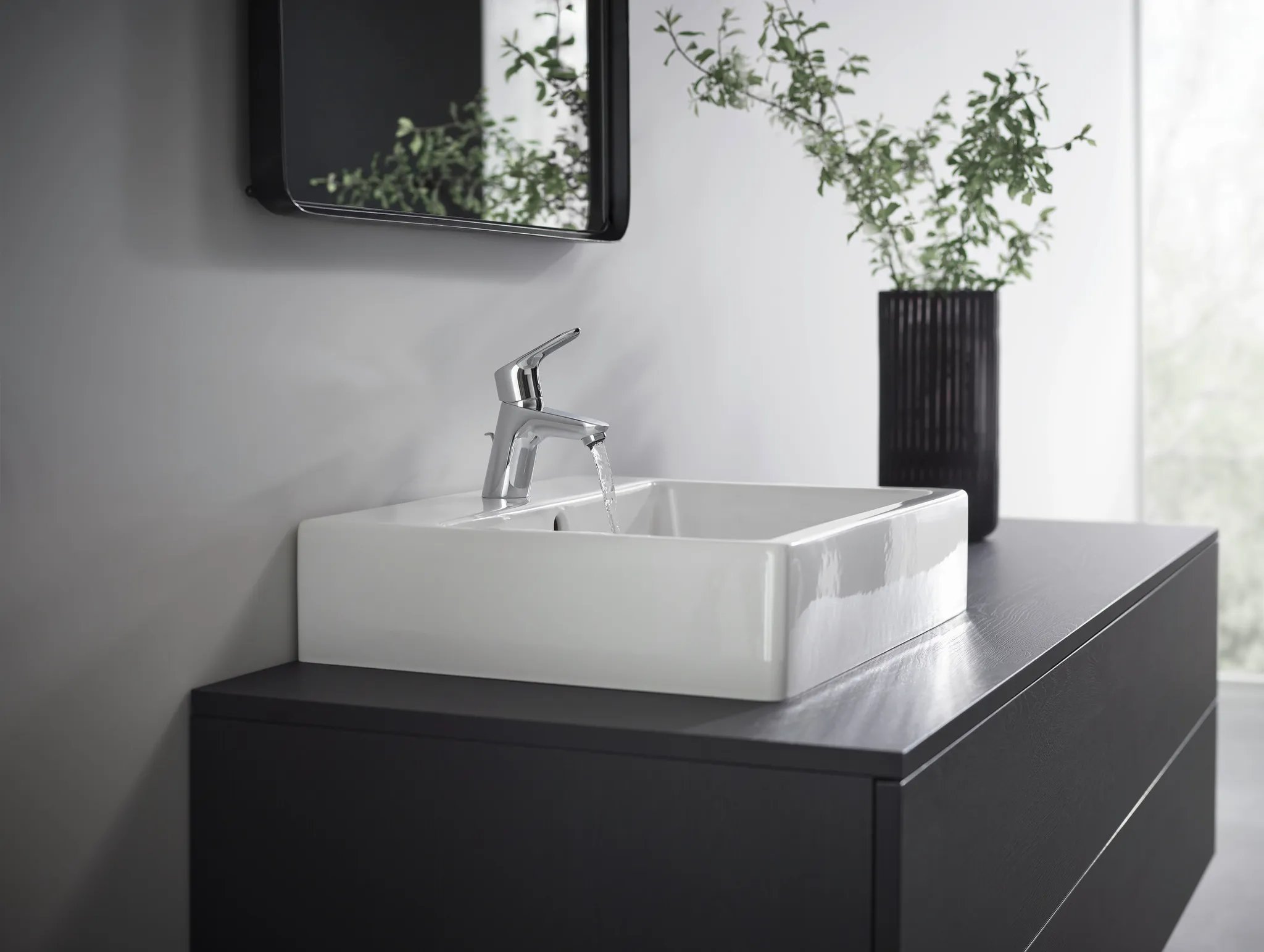 Waschtischmischer Focus 70 drucklos chrom
