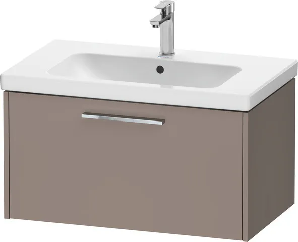 Duravit Waschtischunterschrank Wandhängend „D-Code“ 78,4 × 40 × 46 cm in Basalt Matt
