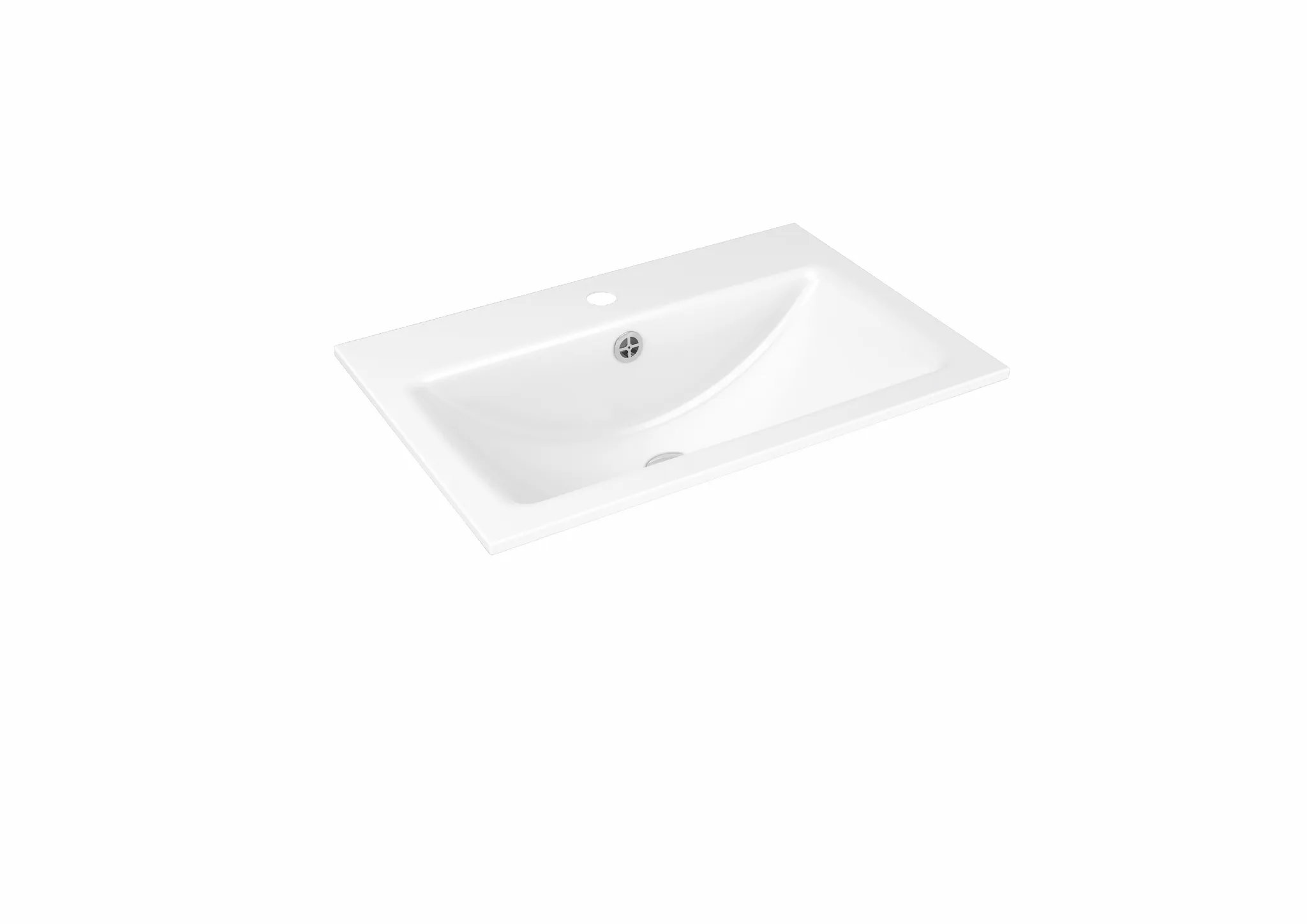 Einbauwaschtisch „Object Q“ 60 × 40 cm