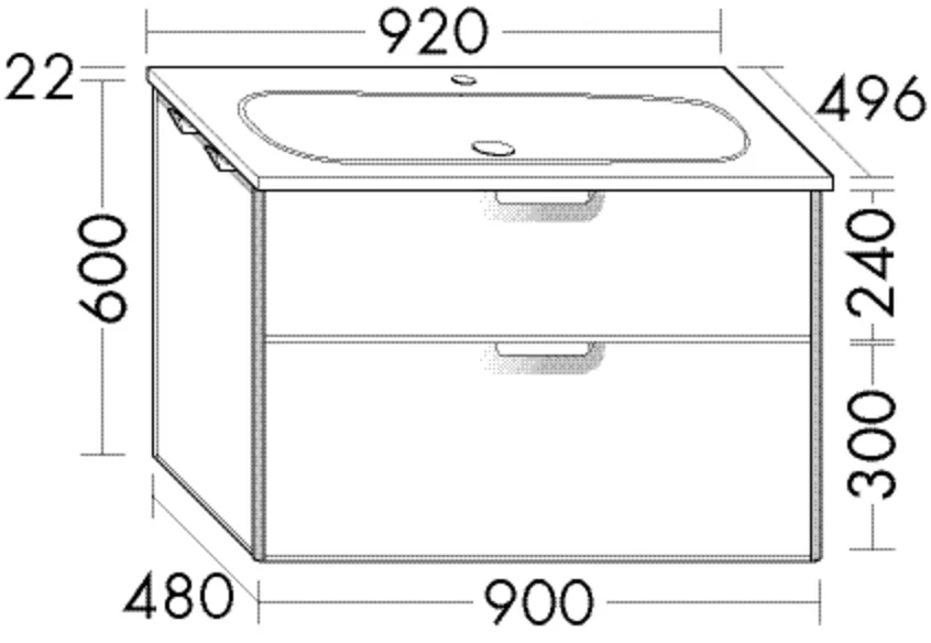 burgbad Badmöbelset „Vry“ in Weiß Matt burgbad Badmöbelset „Vry“ in Weiß Matt