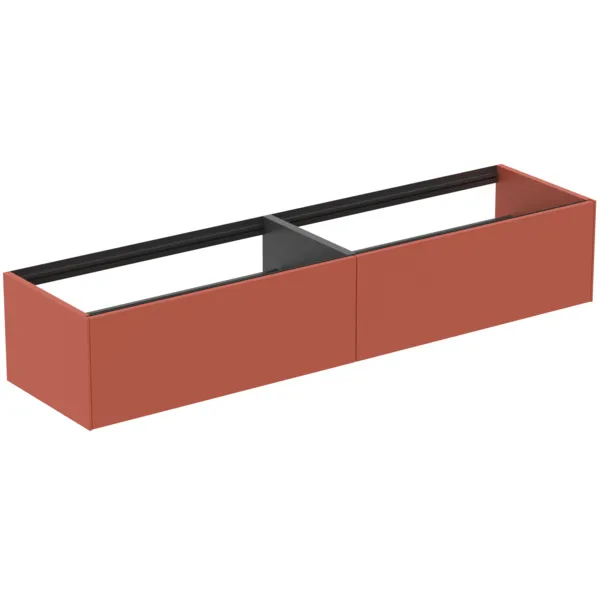 Ideal Standard Waschtischunterschrank Conca, 1985x505x360 mm, Sunset, 2 Auszüge mit Push-Open und Softclose-Einzug, ohne Platte