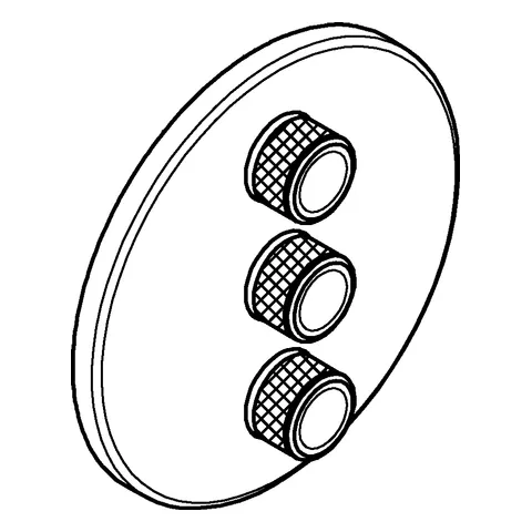 Grohe Grohtherm SmartControl 3-fach Unterputzventil Fertigmontageset warm sunset geb. Grohe Grohtherm SmartControl 3-fach Unterputzventil Fertigmontageset warm sunset geb.