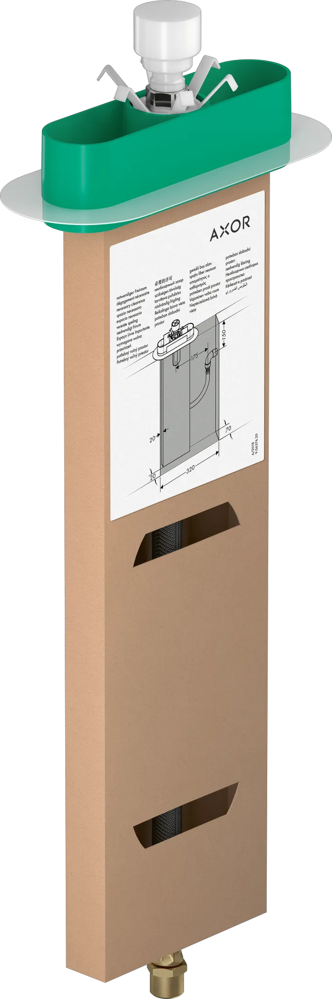 Hansgrohe sBox Axor Anschl/Halter Hansgrohe sBox Axor Anschl/Halter