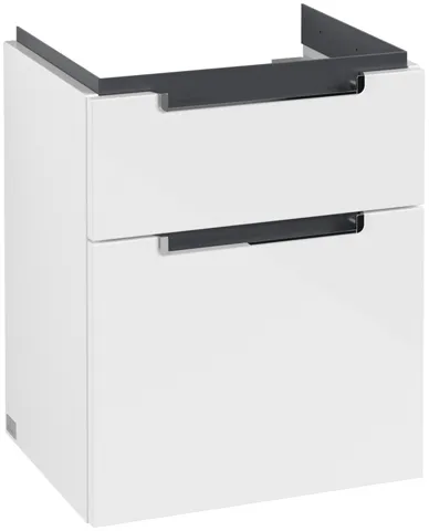 Villeroy & Boch Waschtischunterschrank „Subway 2.0“ 485 × 590 × 379 mm Glossy White, für Becken mittig, ohne Beleuchtung Villeroy & Boch Waschtischunterschrank „Subway 2.0“ 485 × 590 × 379 mm Glossy White, für Becken mittig, ohne Beleuchtung